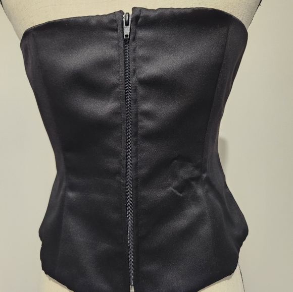 Cache Vintage formal heavy satin/sequin corset top and mermaid skirt sm/med - Picture 5 of 12